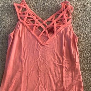 Pink Cross top tank top